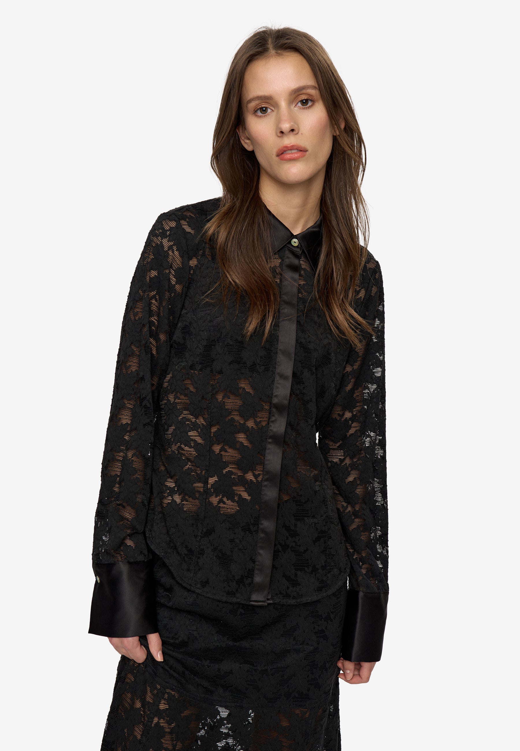 minimum female Gry ls shirt 4760 Long Sleeved Shirt 999 Black