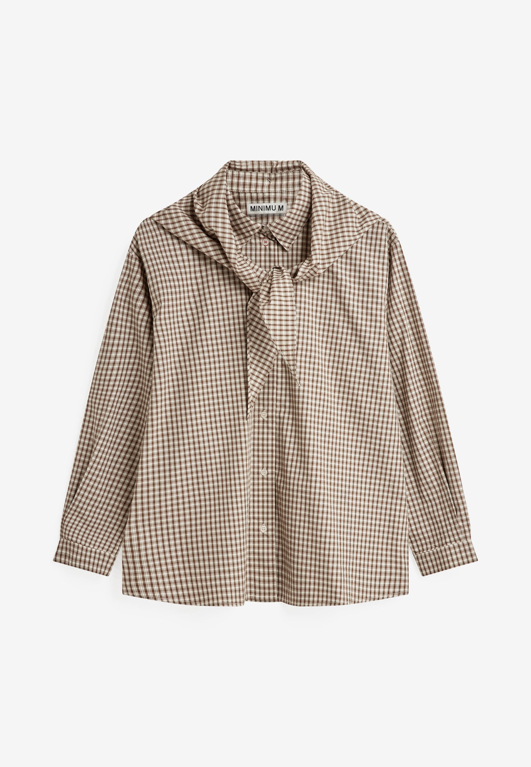 minimum female Harper shirt 4884 Long Sleeved Shirt 0617 Teak