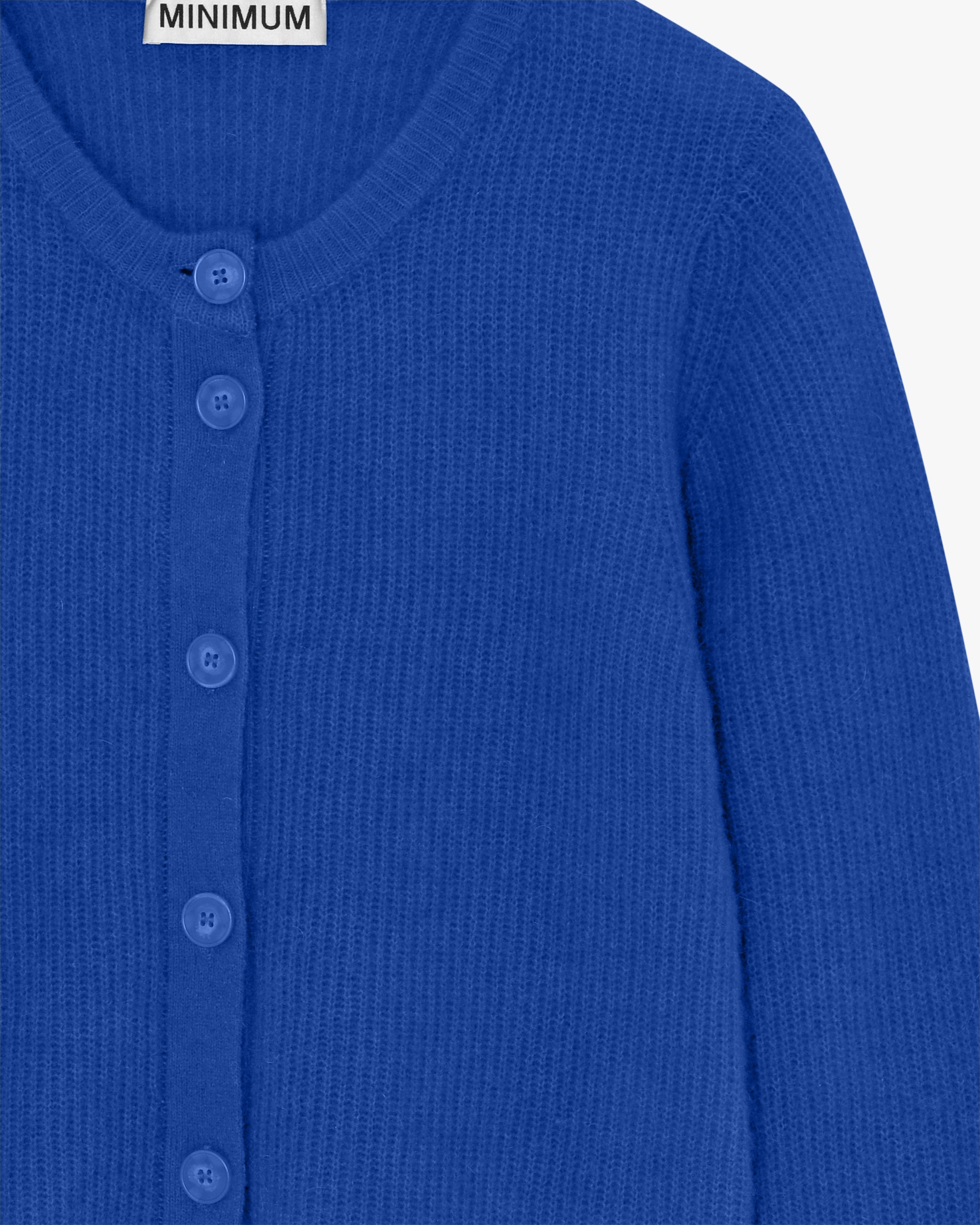 minimum female Kora cardigan 9965 Cardigan 4148 Victoria Blue