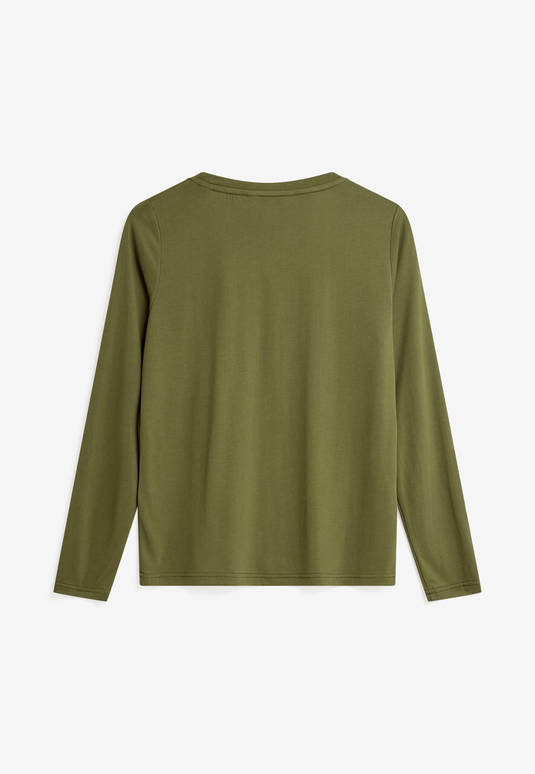 minimum female Margot Tee 0281 Long Sleeved T-shirt 0529 Sphagnum