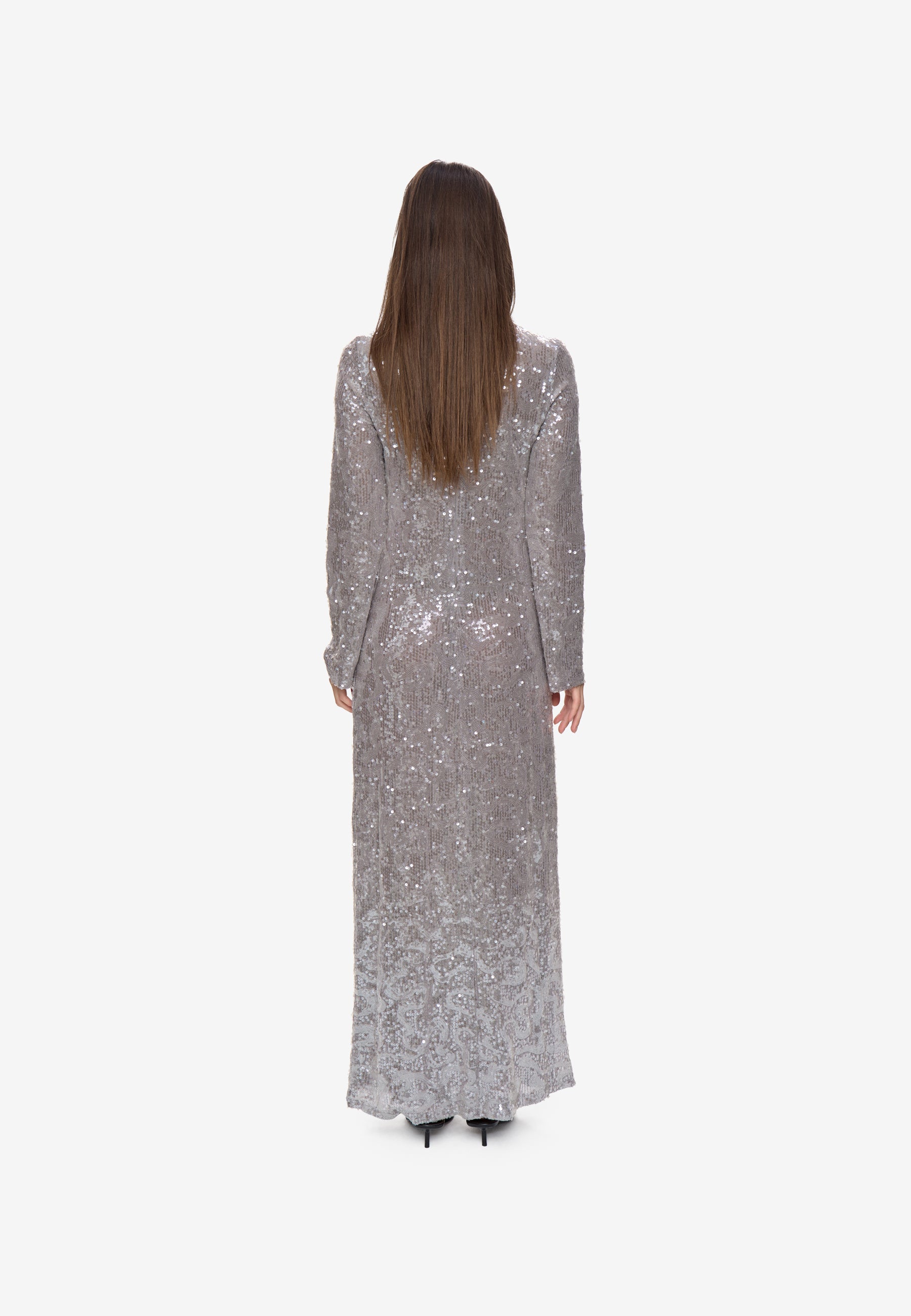 minimum female Sigrid Dress 4503 Maxi Dress 0510 Castor Gray