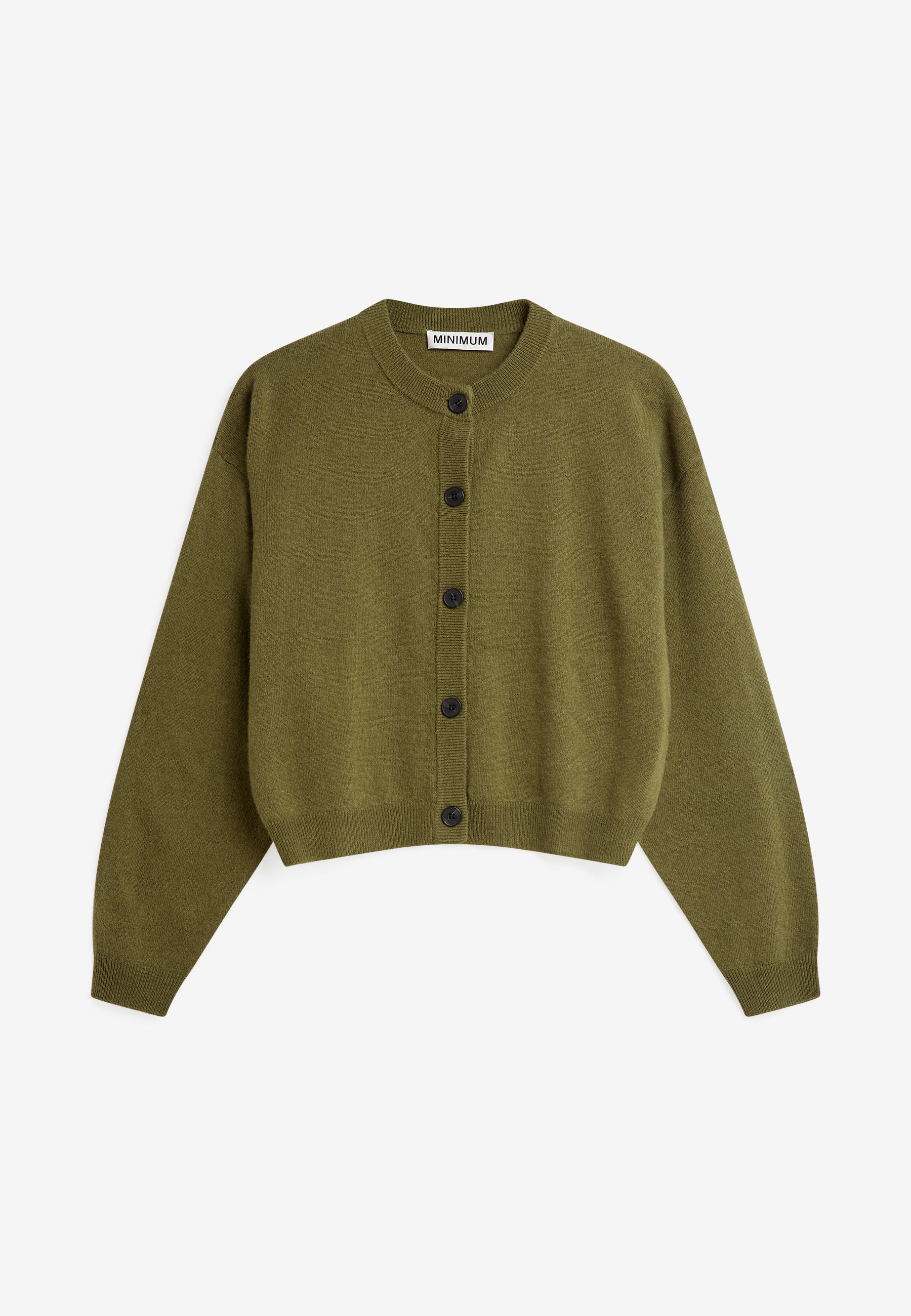 minimum female Assiana cardigan 3801 Jumper 0529 Sphagnum