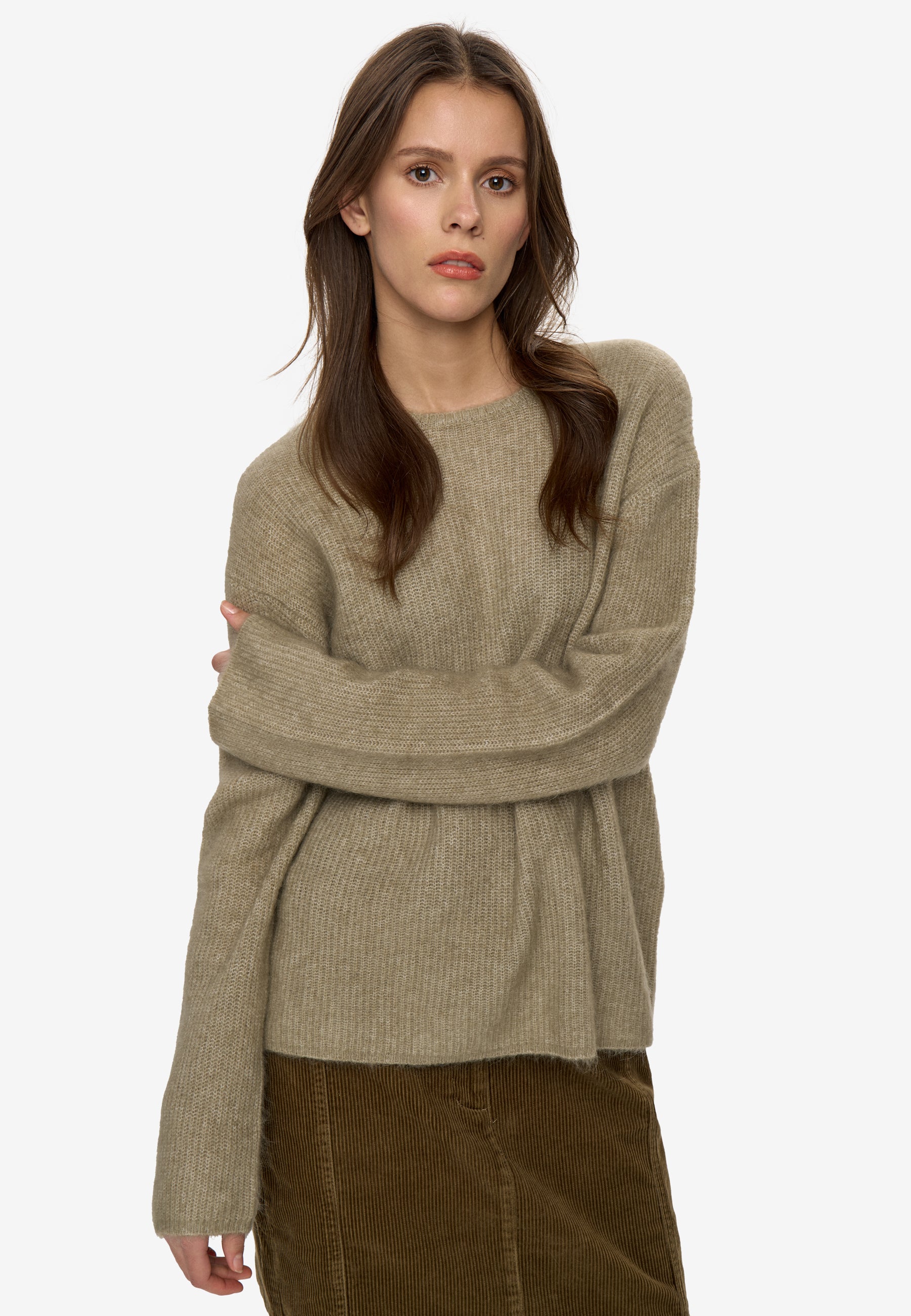 minimum female Calaha jumper 9965 Jumper 1607 Slate Green