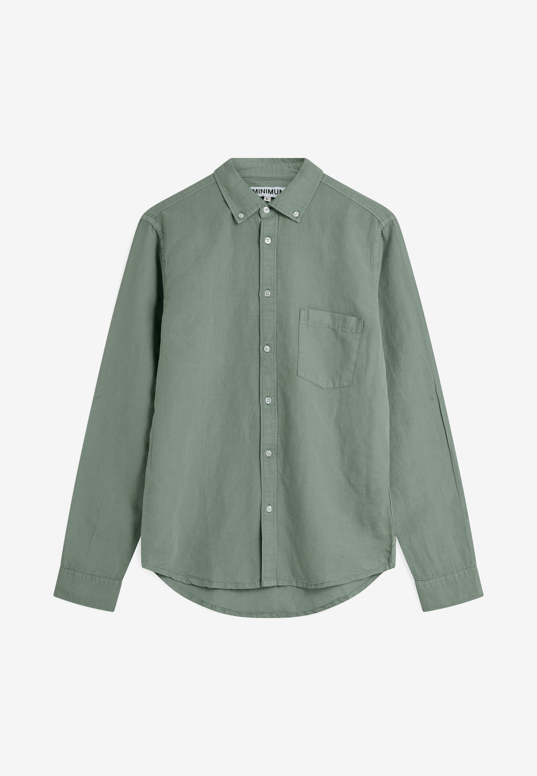 minimum male Colt reg ls shirt 4576 Long Sleeved Shirt 5107 Chinois green