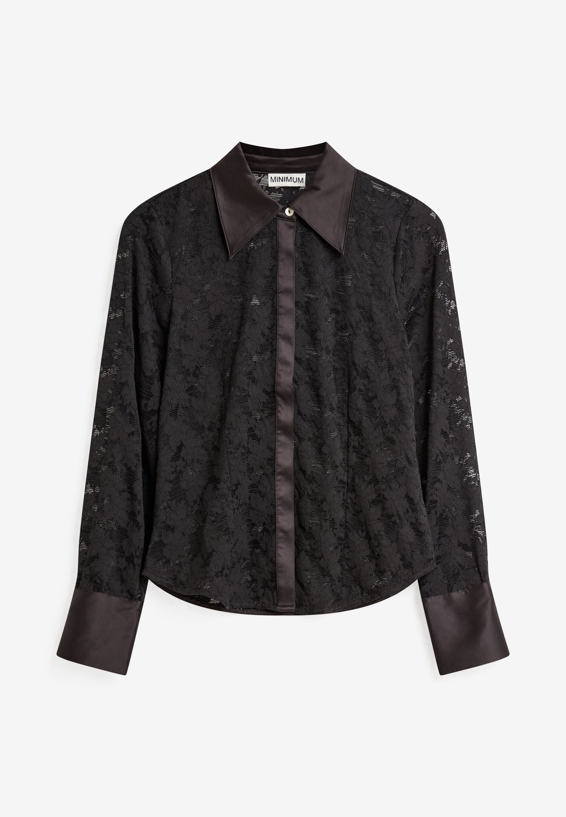 minimum female Gry ls shirt 4760 Long Sleeved Shirt 999 Black