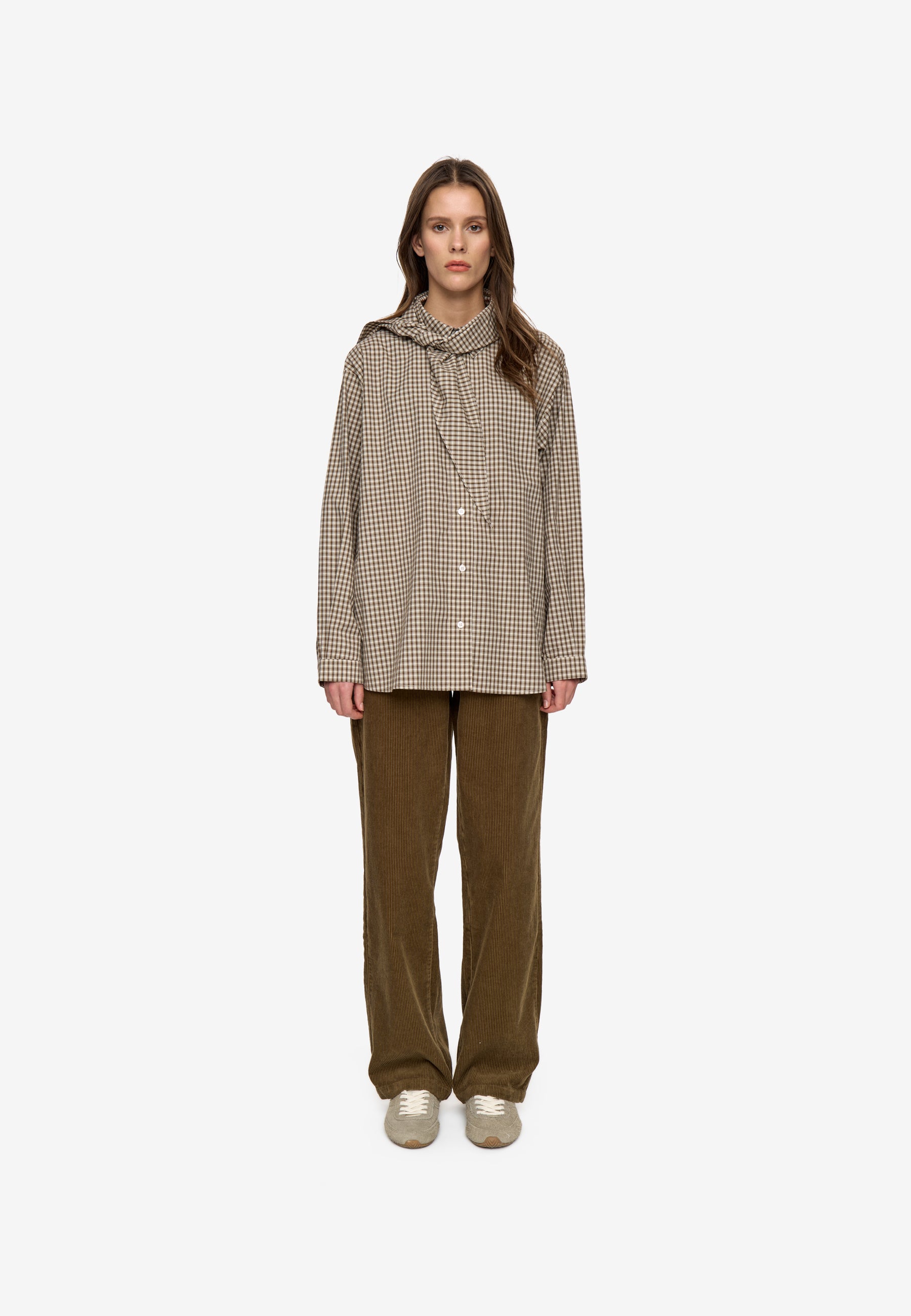 minimum female Harper shirt 4884 Long Sleeved Shirt 0617 Teak