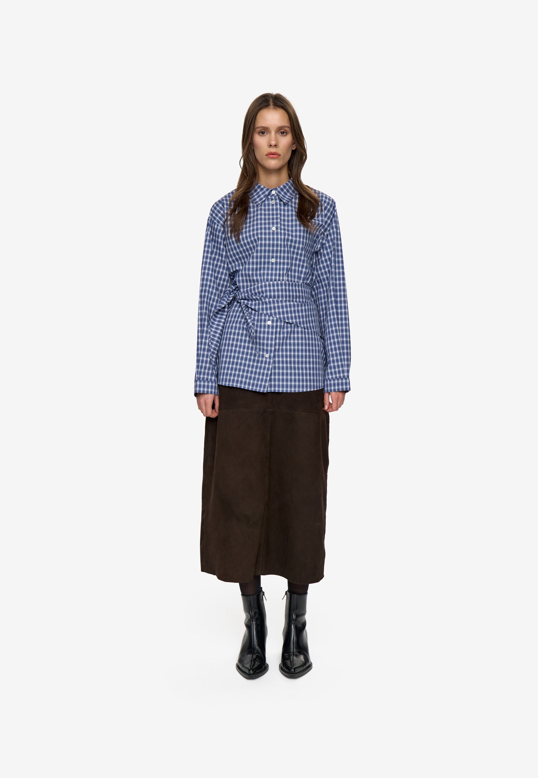 minimum female Harper shirt 4885 Long Sleeved Shirt 4027 Insignia blue