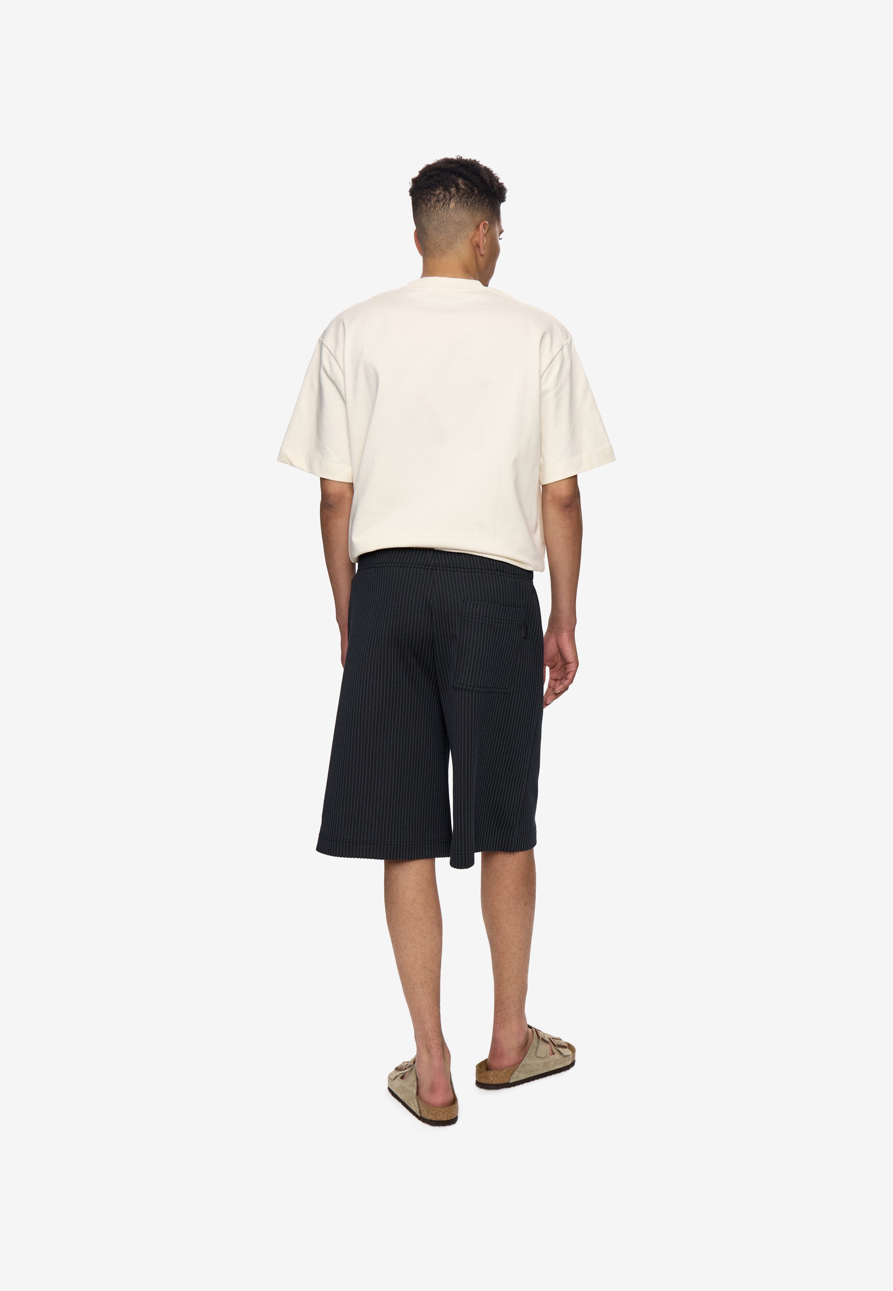 minimum male Jasper wde striped shorts 4558 Shorts 999 Black