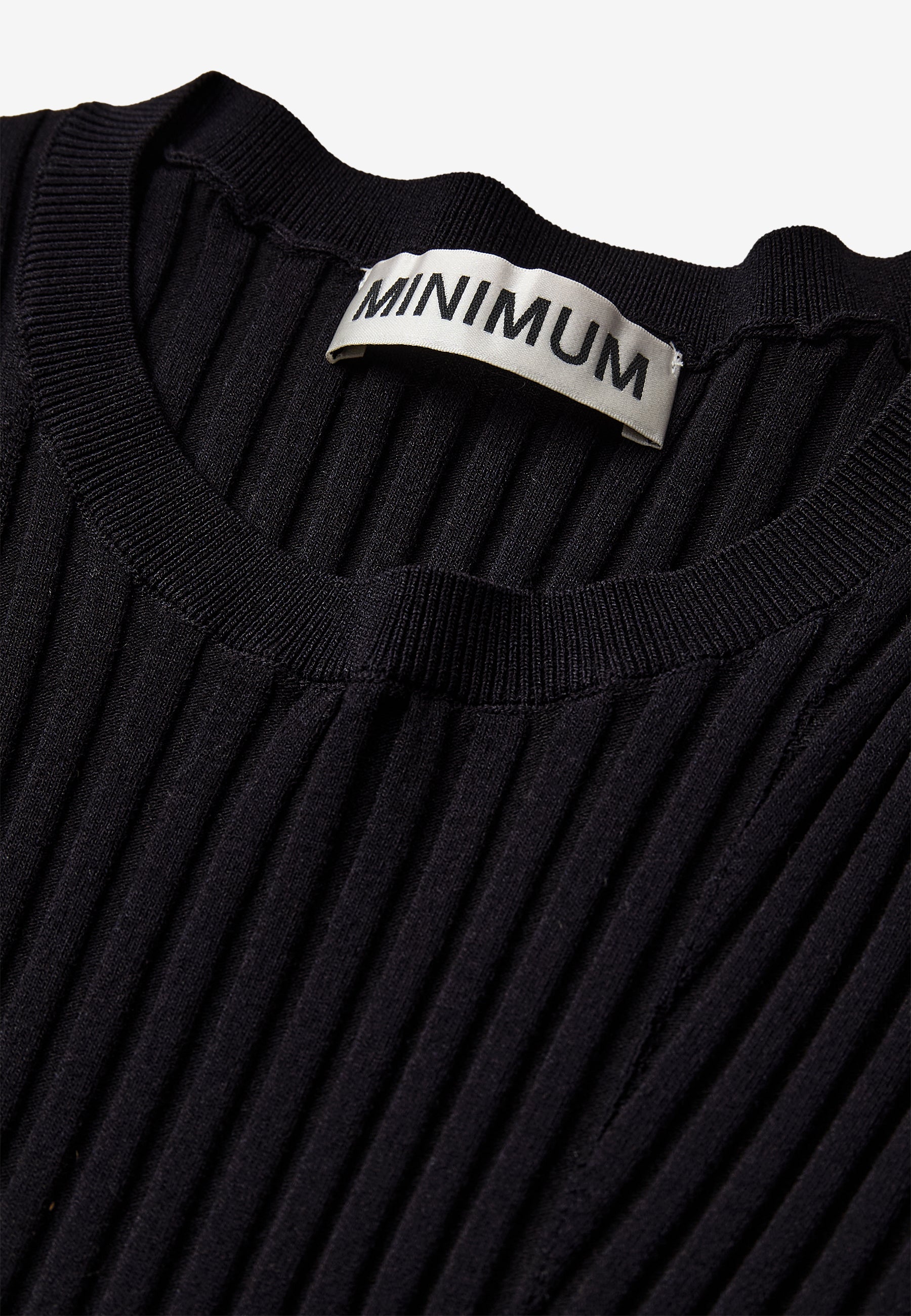 minimum female Jenna ls midi dress 4888 Midi Dress 999 Black