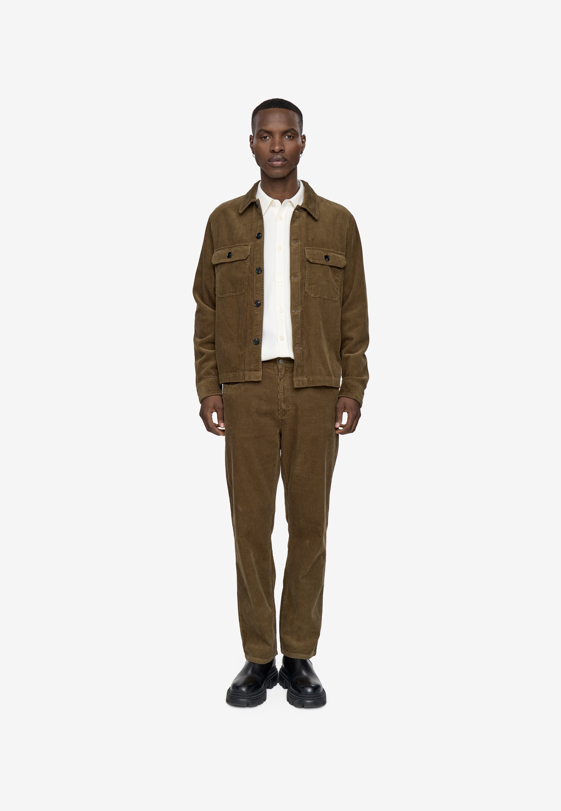 minimum male Kaison rlx ls shirt 4883 Overshirt 1815 Shitake