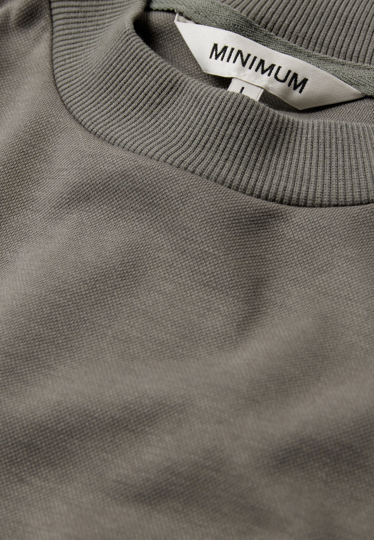 minimum male Maddox ovz ss tee 4689 Short Sleeved T-shirt 0510 Castor Gray