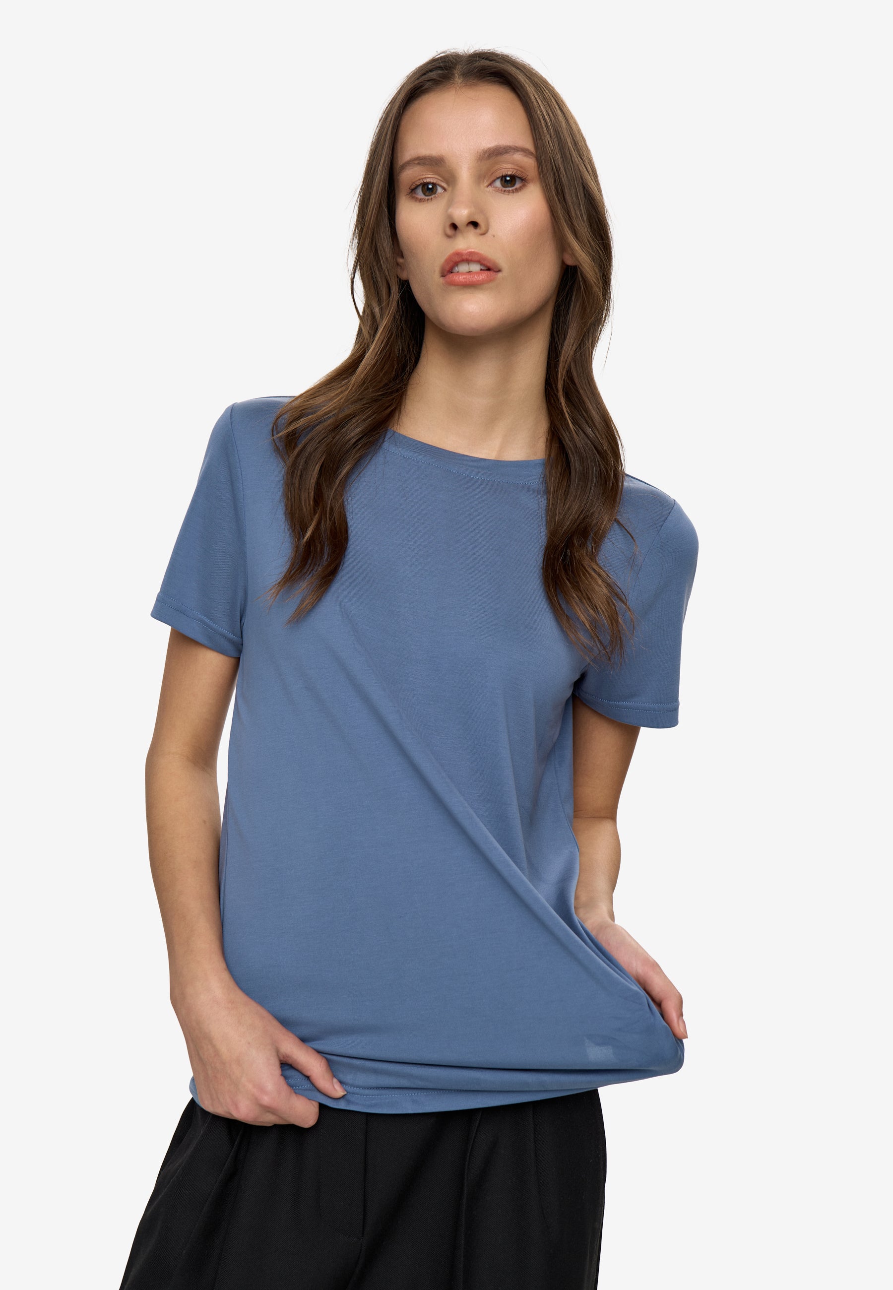 minimum female Rynah t-shirt 2.0 0281 Short Sleeved T-shirt 3929 Blue Horizon