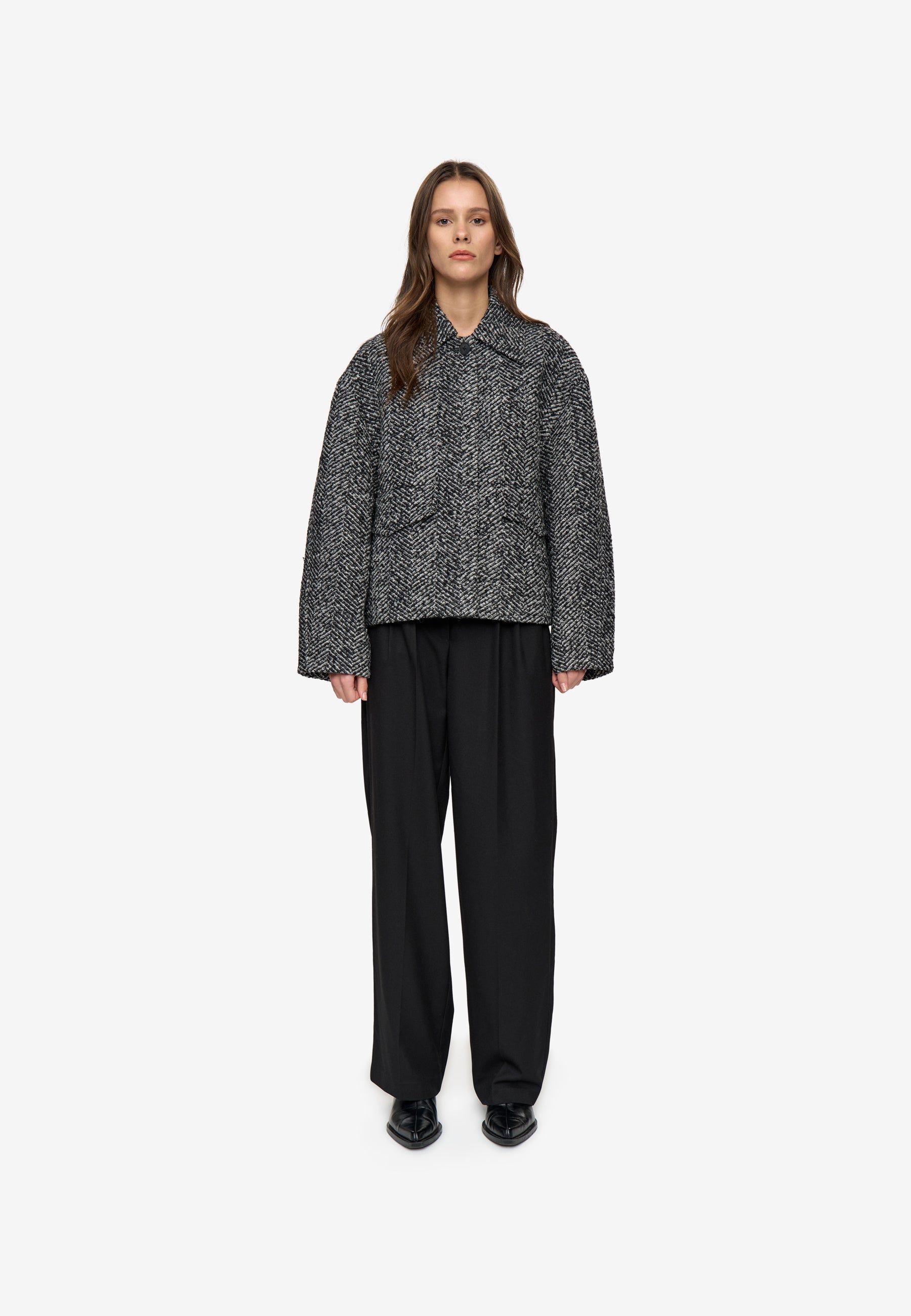 minimum female Tyril jacket 4756 Outerwear 999 Black